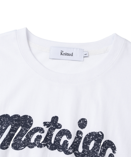 KNITTED(ニッティド)の「Mataiga クロップTシャツ ホワイト(Tシャツ/カットソー・メンズ・その他・MEDIUM/LARGE/X-LARGE)」の3枚目の写真