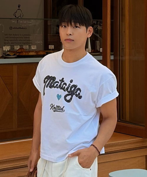 KNITTED(ニッティド)の「Mataiga クロップTシャツ ホワイト(Tシャツ/カットソー・メンズ・その他・MEDIUM/LARGE/X-LARGE)」の10枚目の写真