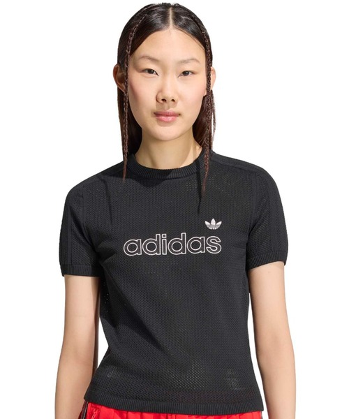 adidas MESH CALI TEE / アディダス メッシュ カリ Tシャツ（ニット