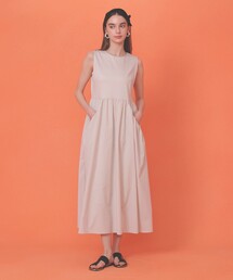 ポンチ×タフタバックシャン ワンピース
