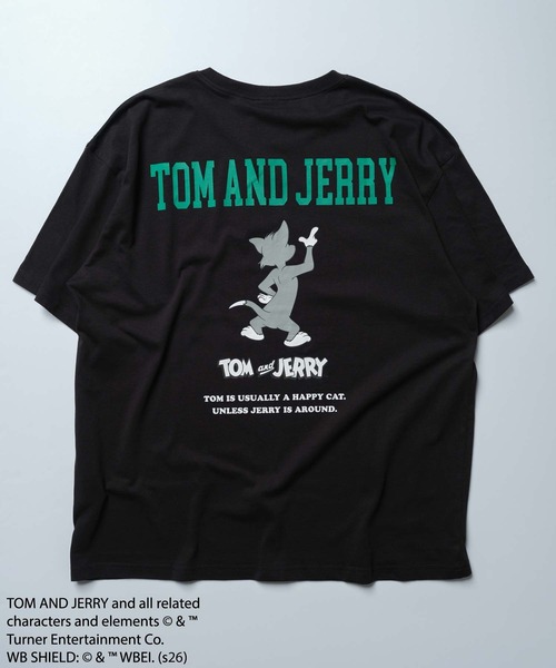Tom&Jerry(トムアンドジェリー)の「TOM&JERRY バックプリントオーバーサイズTシャツ メンズ(T26-103)(Tシャツ/カットソー・メンズ・ホワイト系その他3/オフホワイト/ベージュ/オレンジ/ネイビー/ホワイト系その他2/チャコール/ブルー系その他/グリーン系その他/ブラック/ダークグリーン/モカ/グレー系その他/杢グレー/ブラック系その他/ホワイト系その他・L/M/XL)」の19枚目の写真
