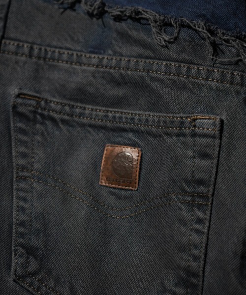 THRIFTY LOOK(スリフティールック)の「THRIFTY LOOK / スリフティールック CARHARTT DENIM ACTIVE JACKET カーハート デニム リメイク アクティブジャケット(ブルゾン・メンズ・ブラック・LARGE)」の8枚目の写真