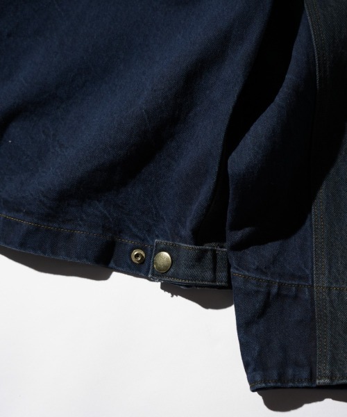 THRIFTY LOOK(スリフティールック)の「THRIFTY LOOK / スリフティールック CARHARTT DENIM ACTIVE JACKET カーハート デニム リメイク アクティブジャケット(ブルゾン・メンズ・ブラック・LARGE)」の14枚目の写真