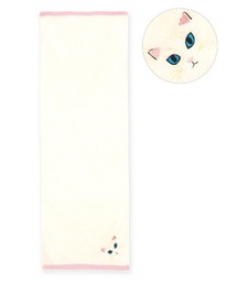 JELLY BEANS（ジェリービーンズ）の「Uchinoko mate にゃんこシリーズ　毛並みロングフェイスタオル(155-64005)（タオル）」