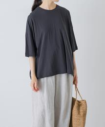 かぐれ | ハイツイストコットン半袖Tシャツ(Tシャツ/カットソー)