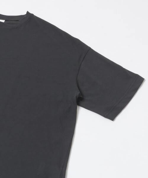 かぐれ(カグレ)の「ハイツイストコットン半袖Tシャツ(Tシャツ/カットソー・レディース・チャコールグレー/オフホワイト/ブラック・FREE)」の7枚目の写真