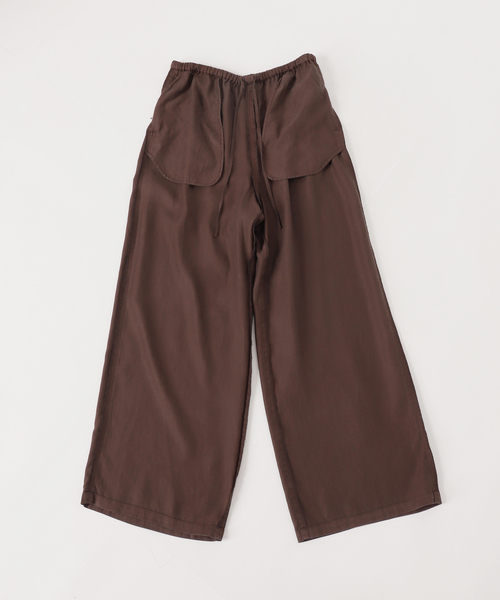 SLOBE IENA(スローブイエナ)の「《シリーズあり/セットアップ可/追加》製品染め イージーパンツ(その他パンツ・レディース・グレー/ブラウン・36/38)」の9枚目の写真