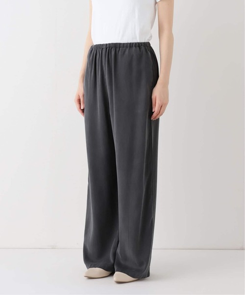 SLOBE IENA(スローブイエナ)の「《シリーズあり/セットアップ可/追加》製品染め イージーパンツ(その他パンツ・レディース・グレー/ブラウン・36/38)」の14枚目の写真