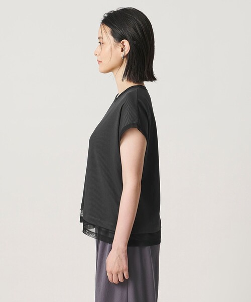 A DAY IN THE LIFE UNITED ARROWS(アデイインザライフユナイテッドアローズ)の「チュールバインダー カットソー <A DAY IN THE LIFE>(Tシャツ/カットソー・レディース・ダークグレー/ベージュ/オフホワイト・FREE)」の10枚目の写真