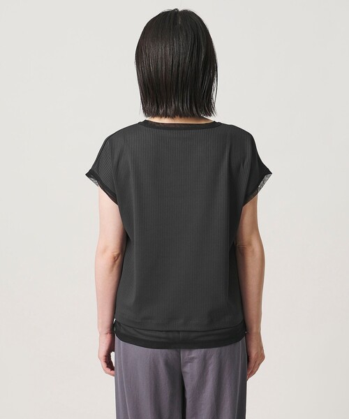 A DAY IN THE LIFE UNITED ARROWS(アデイインザライフユナイテッドアローズ)の「チュールバインダー カットソー <A DAY IN THE LIFE>(Tシャツ/カットソー・レディース・ダークグレー/ベージュ/オフホワイト・FREE)」の11枚目の写真