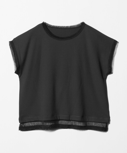 A DAY IN THE LIFE UNITED ARROWS(アデイインザライフユナイテッドアローズ)の「チュールバインダー カットソー <A DAY IN THE LIFE>(Tシャツ/カットソー・レディース・ダークグレー/ベージュ/オフホワイト・FREE)」の14枚目の写真