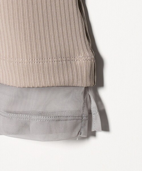 A DAY IN THE LIFE UNITED ARROWS(アデイインザライフユナイテッドアローズ)の「チュールバインダー カットソー <A DAY IN THE LIFE>(Tシャツ/カットソー・レディース・ダークグレー/ベージュ/オフホワイト・FREE)」の20枚目の写真