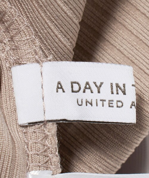 A DAY IN THE LIFE UNITED ARROWS(アデイインザライフユナイテッドアローズ)の「チュールバインダー カットソー <A DAY IN THE LIFE>(Tシャツ/カットソー・レディース・ダークグレー/ベージュ/オフホワイト・FREE)」の5枚目の写真