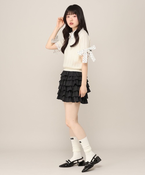 Heather(ヘザー)の「アソートボリュームフリルショートパンツ 1046956(その他パンツ・レディース・ブラック/ドット・FREE)」の11枚目の写真