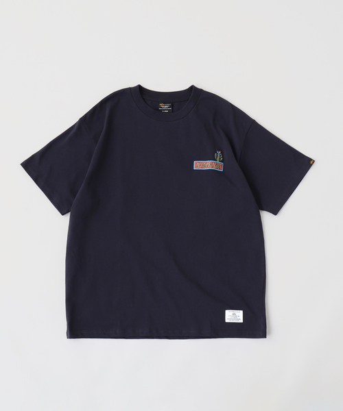 Alpha Industries（アルファインダストリーズ）の「ALPHA INDUSTRIES / アルファ インダストリーズ ENDLESS JOURNEY T-SHIRT（Tシャツ/カットソー・メンズ・ネイビー/チャコールグレー/ホワイト・LARGE/MEDIUM/X-LARGE）」の3枚目の写真