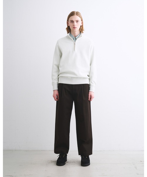 Traditional Weatherwear(トラディショナルウェザーウェア)の「TUTSHILL(ニット/セーター・メンズ・オフホワイト/ダークブラウン/ブラック・M/S/L)」の5枚目の写真