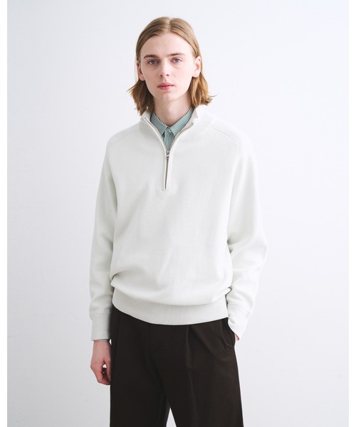 Traditional Weatherwear(トラディショナルウェザーウェア)の「TUTSHILL(ニット/セーター・メンズ・オフホワイト/ダークブラウン/ブラック・M/S/L)」の4枚目の写真