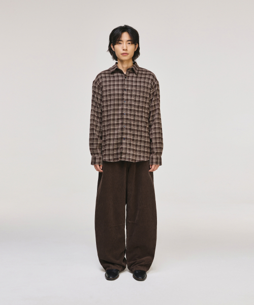 SIGNATURE（シグネチャ）の「ワイドカーブドダートコーデュロイパンツ[ブラウン]（その他パンツ・レディース・その他・XL/S/L/M）」の8枚目の写真