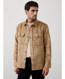BANANA REPUBLIC FACTORY STORE リラックスフィット ヴィーガンスエード オーバーシャツ