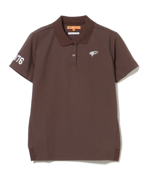 BEAMS GOLF(ビームスゴルフ)の「ORANGE LABEL / 1976袖ロゴ バックリブ ポロシャツ(ポロシャツ・レディース・ホワイト/ブラウン/ネイビー・MEDIUM/LARGE/SMALL)」の17枚目の写真