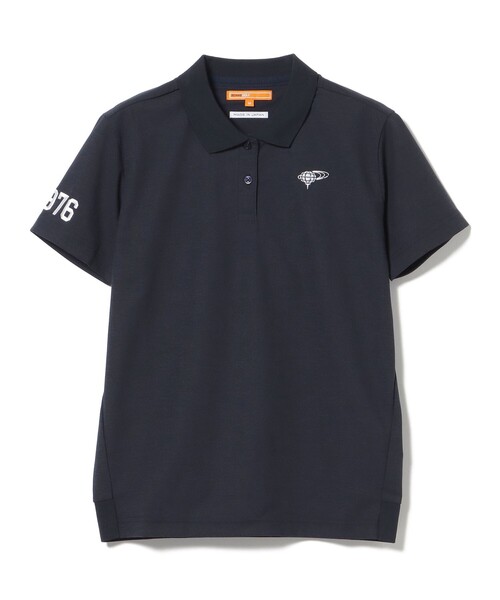 BEAMS GOLF(ビームスゴルフ)の「ORANGE LABEL / 1976袖ロゴ バックリブ ポロシャツ(ポロシャツ・レディース・ホワイト/ブラウン/ネイビー・MEDIUM/LARGE/SMALL)」の20枚目の写真