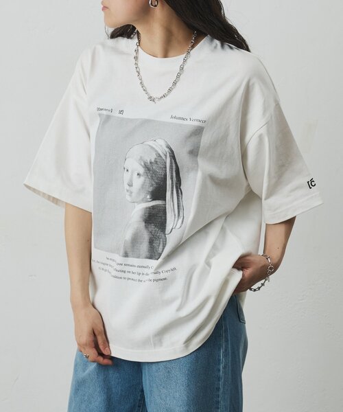 COLONY 2139(コロニートゥーワンスリーナイン)の「【ConVenir】フェルメールTシャツ(Tシャツ/カットソー・メンズ・ホワイト/ブラック・MEDIUM/LARGE)」の16枚目の写真