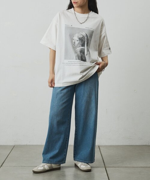 COLONY 2139(コロニートゥーワンスリーナイン)の「【ConVenir】フェルメールTシャツ(Tシャツ/カットソー・メンズ・ホワイト/ブラック・MEDIUM/LARGE)」の19枚目の写真