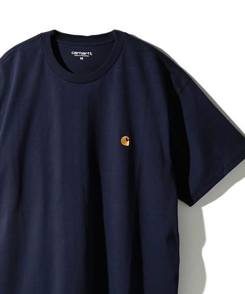 Carhartt WIP(カーハートダブリューアイピー)の「【Carhartt WIP】S/S CHASE T-SHIRT(Tシャツ/カットソー・メンズ・ネイビー/ブラック/ホワイト/グレー・M/L/S/XL)」の4枚目の写真