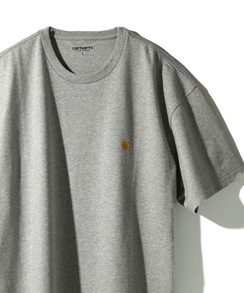 Carhartt WIP(カーハートダブリューアイピー)の「【Carhartt WIP】S/S CHASE T-SHIRT(Tシャツ/カットソー・メンズ・ネイビー/ブラック/ホワイト/グレー・M/L/S/XL)」の3枚目の写真