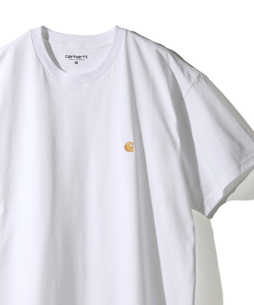 Carhartt WIP(カーハートダブリューアイピー)の「【Carhartt WIP】S/S CHASE T-SHIRT(Tシャツ/カットソー・メンズ・ネイビー/ブラック/ホワイト/グレー・M/L/S/XL)」の1枚目の写真