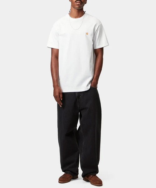Carhartt WIP(カーハートダブリューアイピー)の「【Carhartt WIP】S/S CHASE T-SHIRT(Tシャツ/カットソー・メンズ・ネイビー/ブラック/ホワイト/グレー・M/L/S/XL)」の5枚目の写真