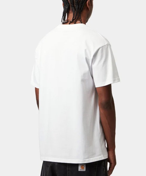 Carhartt WIP(カーハートダブリューアイピー)の「【Carhartt WIP】S/S CHASE T-SHIRT(Tシャツ/カットソー・メンズ・ネイビー/ブラック/ホワイト/グレー・M/L/S/XL)」の6枚目の写真
