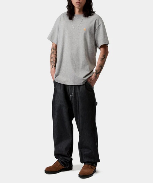 Carhartt WIP(カーハートダブリューアイピー)の「【Carhartt WIP】S/S CHASE T-SHIRT(Tシャツ/カットソー・メンズ・ネイビー/ブラック/ホワイト/グレー・M/L/S/XL)」の10枚目の写真