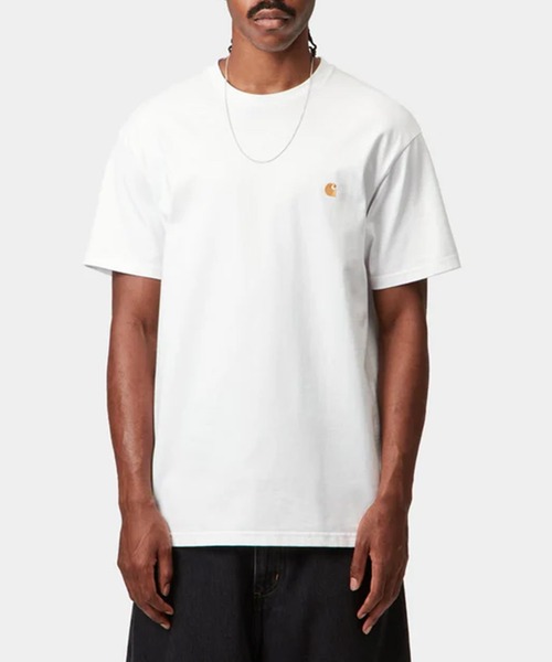 Carhartt WIP(カーハートダブリューアイピー)の「【Carhartt WIP】S/S CHASE T-SHIRT(Tシャツ/カットソー・メンズ・ネイビー/ブラック/ホワイト/グレー・M/L/S/XL)」の13枚目の写真