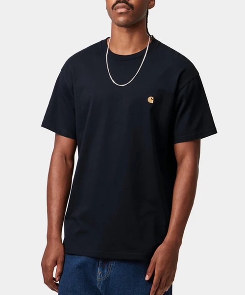 Carhartt WIP(カーハートダブリューアイピー)の「【Carhartt WIP】S/S CHASE T-SHIRT(Tシャツ/カットソー・メンズ・ネイビー/ブラック/ホワイト/グレー・M/L/S/XL)」の19枚目の写真