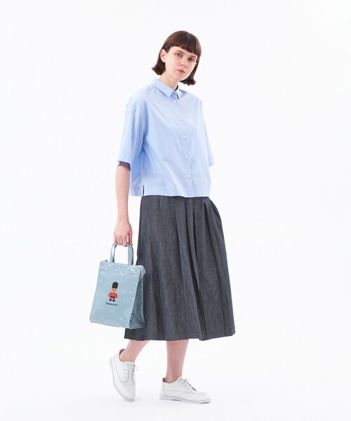 MACKINTOSH PHILOSOPHY(マッキントッシュ フィロソフィー)の「ライトオンスデニムプリーツスカート(スカート・レディース・ブルー/ダークネイビー・38/40/36)」の11枚目の写真