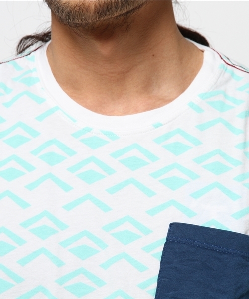 Abiding Aim（アバイディングエイム）の「【TOPO RANCH】D HEAD POCKET Tシャツ（Tシャツ/カットソー・メンズ・イエロー・LARGE/MEDIUM）」の4枚目の写真