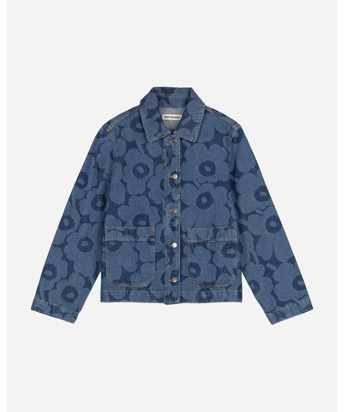 marimekko（マリメッコ）の「【Maridenim】 Nakyma Unikko / shirt（シャツ/ブラウス・レディース・ネイビー・X-SMALL/SMALL/MEDIUM/LARGE）」の6枚目の写真
