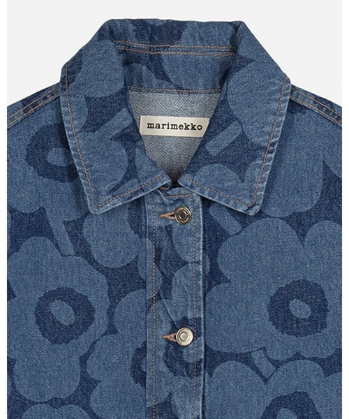 marimekko（マリメッコ）の「【Maridenim】 Nakyma Unikko / shirt（シャツ/ブラウス・レディース・ネイビー・X-SMALL/SMALL/MEDIUM/LARGE）」の8枚目の写真