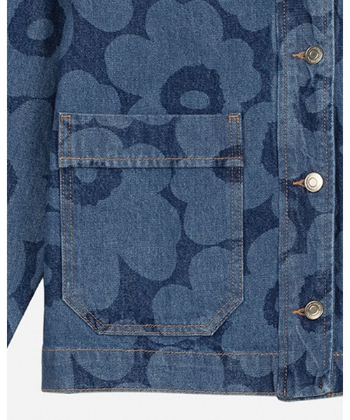 marimekko（マリメッコ）の「【Maridenim】 Nakyma Unikko / shirt（シャツ/ブラウス・レディース・ネイビー・X-SMALL/SMALL/MEDIUM/LARGE）」の10枚目の写真