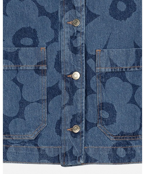 marimekko（マリメッコ）の「【Maridenim】 Nakyma Unikko / shirt（シャツ/ブラウス・レディース・ネイビー・X-SMALL/SMALL/MEDIUM/LARGE）」の11枚目の写真