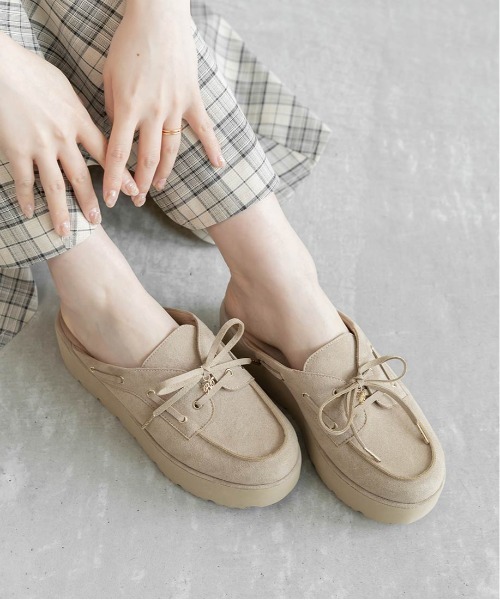 RANDA(ランダ)の「デッキデザインサボシューズ(その他シューズ・レディース・キャメル/ベージュ・M/S/LL/L)」の11枚目の写真