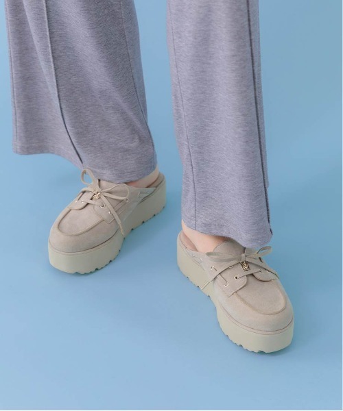 RANDA(ランダ)の「デッキデザインサボシューズ(その他シューズ・レディース・キャメル/ベージュ・M/S/LL/L)」の3枚目の写真