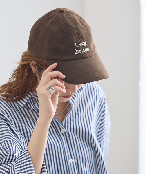 La Maison de Lyllis(メゾンドリリス)の「La Maison de Lyllis/メゾンドリリス LUNE CAP キャップ(キャップ・レディース・ブラック/ブラウン・FREE)」の2枚目の写真