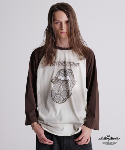 GRANCY(グランシー)の「【GRANCY×The Rolling Stones】Lips and Tongue Raglan T-Shirt / リップ&タン ラグランTシャツ(Tシャツ/カットソー・メンズ・ブラック/ホワイト・M/S/L)」の21枚目の写真