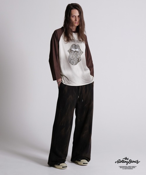 GRANCY(グランシー)の「【GRANCY×The Rolling Stones】Lips and Tongue Raglan T-Shirt / リップ&タン ラグランTシャツ(Tシャツ/カットソー・メンズ・ブラック/ホワイト・M/S/L)」の18枚目の写真
