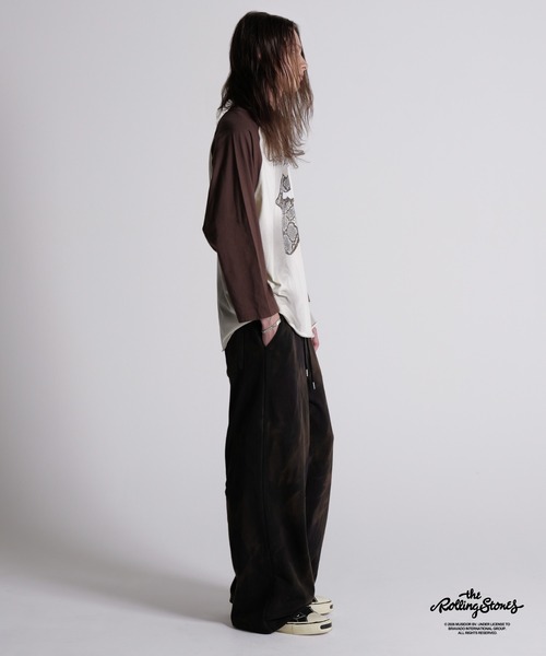GRANCY(グランシー)の「【GRANCY×The Rolling Stones】Lips and Tongue Raglan T-Shirt / リップ&タン ラグランTシャツ(Tシャツ/カットソー・メンズ・ブラック/ホワイト・M/S/L)」の10枚目の写真