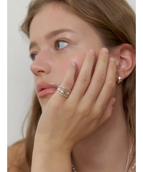 LOVE ME MONSTER(ラブミーモンスター)の「Trio Ring (L262MRI020)(リング・レディース・シルバー/ゴールド・FREE)」の4枚目の写真