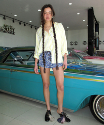 SLIK-COTTON STRIPE SHIRTS_YELLOW