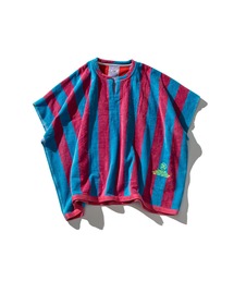 PUEBCO（プエブコ）の「POOL OVER TEE / Blue x Red（ポンチョ）」
